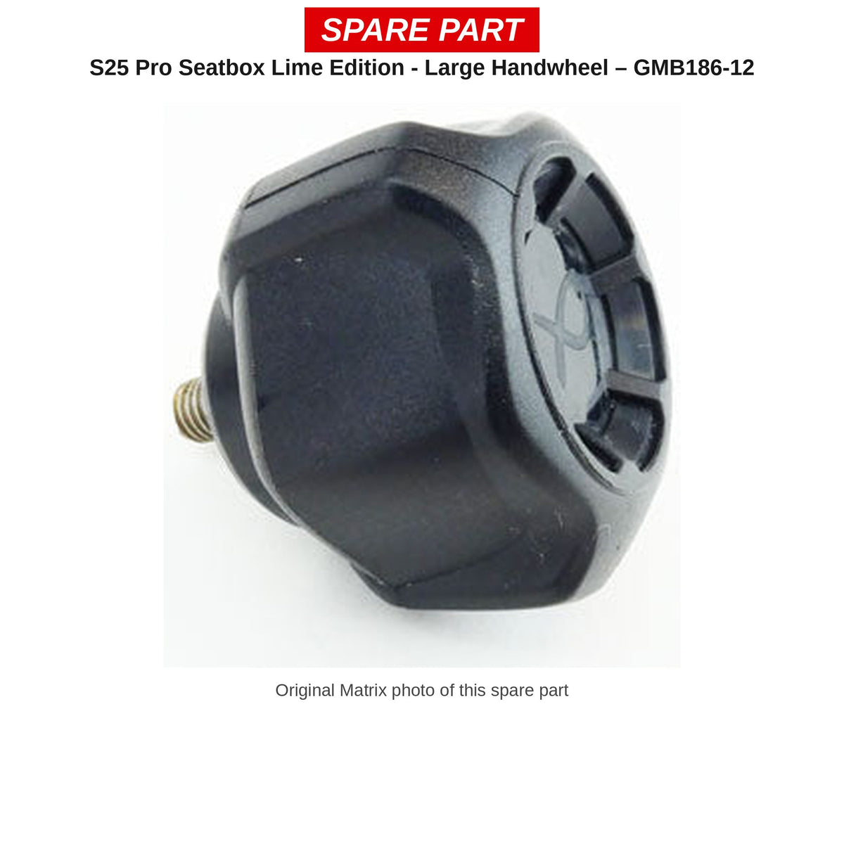 Matrix Handwieltje groot S25 Pro Lime – GMB186-12