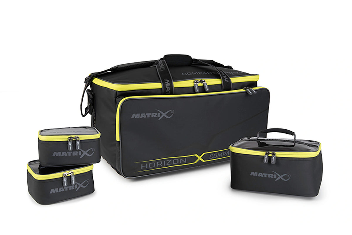 Matrix Horizon X Compact Carryall – draagtas met twee gestapelde kleine opbergtasjes en één groter opbergtasje