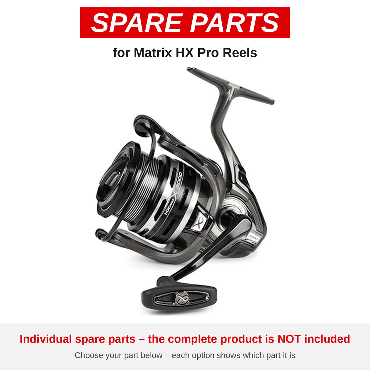 Matrix HX Pro Reels – onderdelen (GRL030-02)