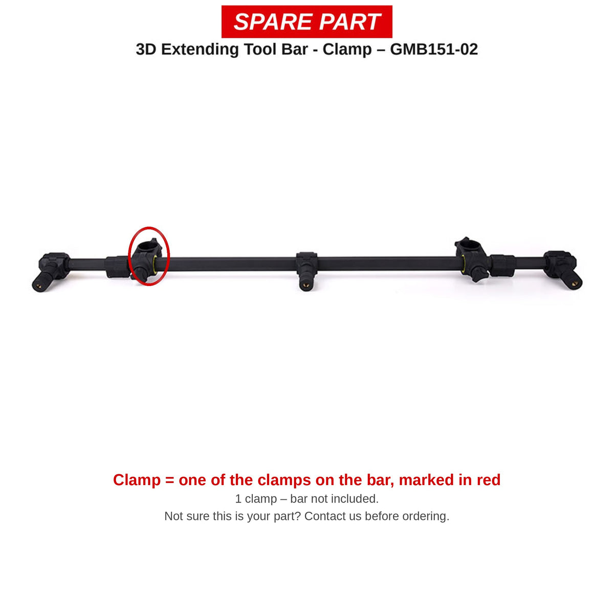 Matrix Klem 3D Extending Tool Bar – GMB151-02