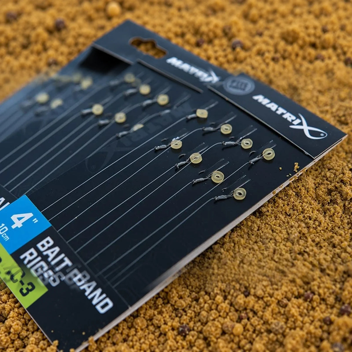 Matrix MXC-3 Bait Band Rigs close-up op grondvoer