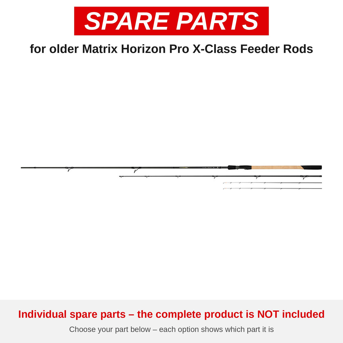 Matrix Older Horizon Pro X-Class Feeder Rods – onderdelen (GRD164/B)