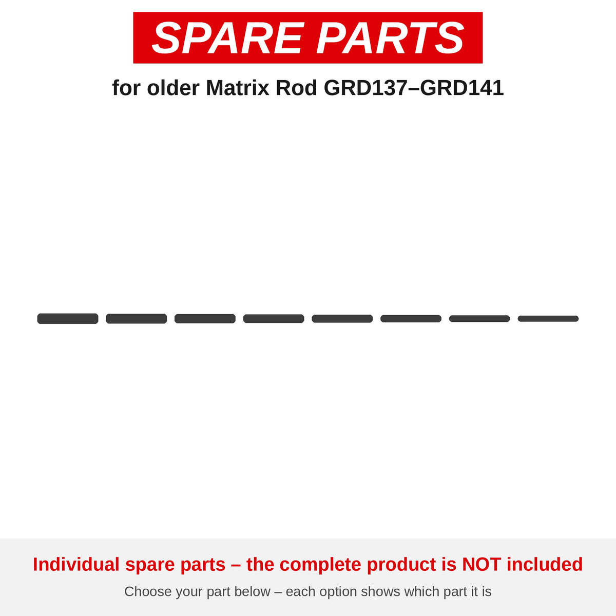Matrix Older Matrix Rod GRD137–GRD141 – onderdelen (GRD137/B)