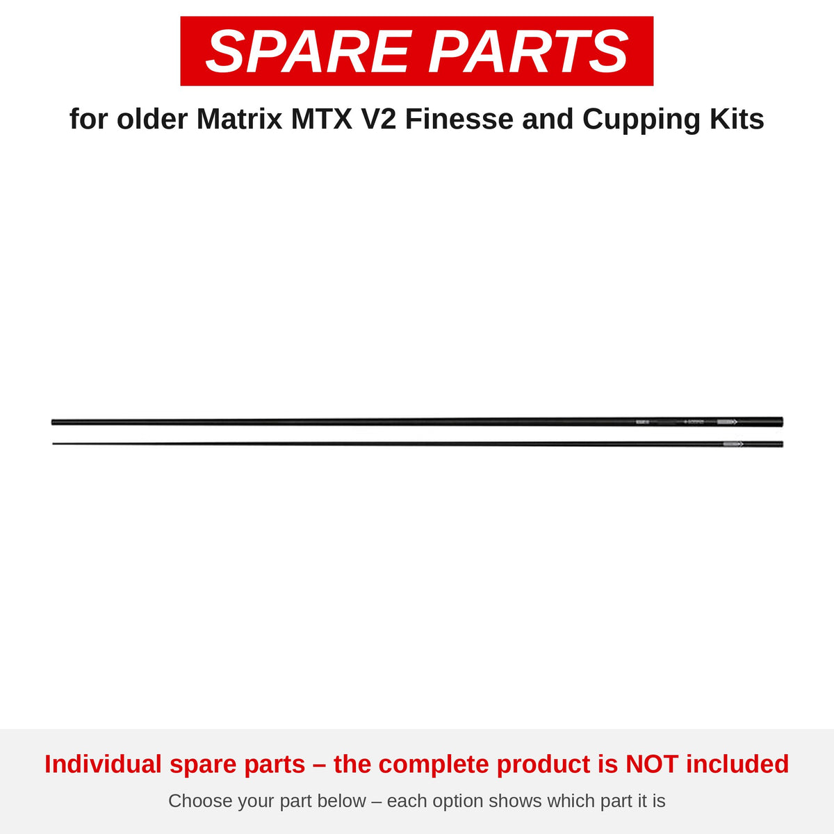 Matrix Older MTX V2 Finesse and Cupping Kits – onderdelen (GPO269-01)