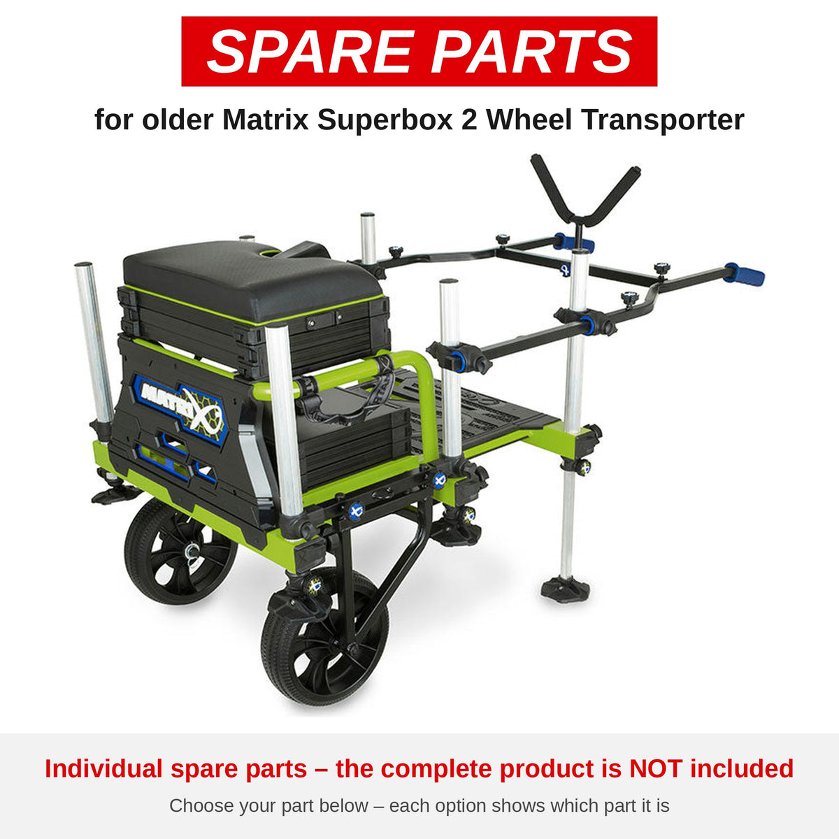 Matrix Older Superbox 2 Wheel Transporter – onderdelen (GTR003-1)