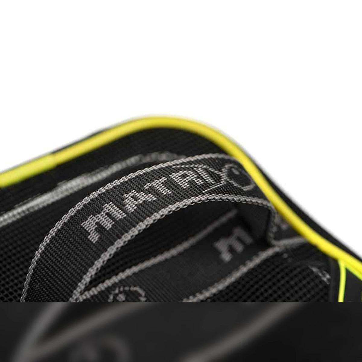 Matrix Pellet Soaker GLU178 – detail van geweven handgreep en Matrix-opdruk
