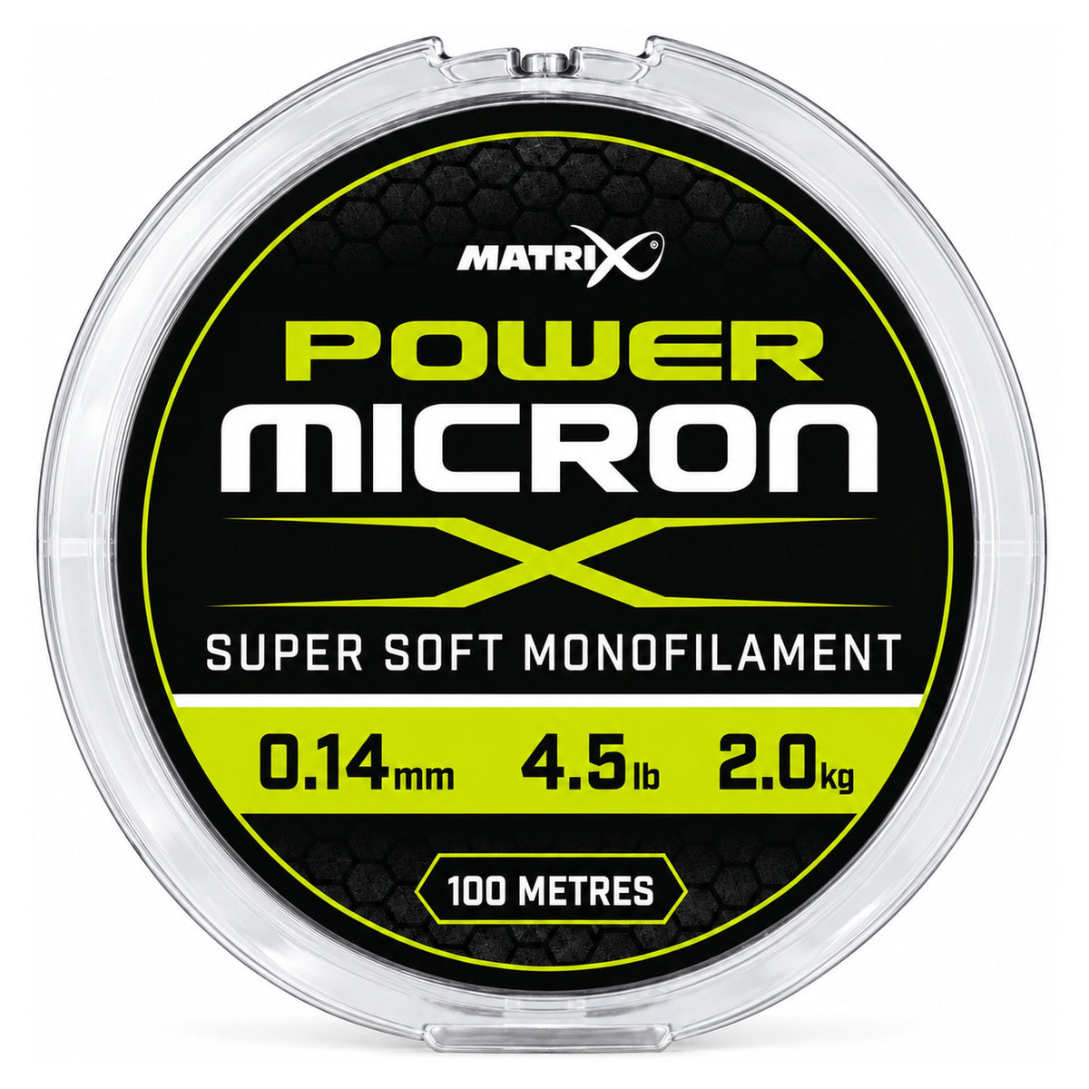 Matrix Power Micron 100 m nylon vislijn 0,14 mm