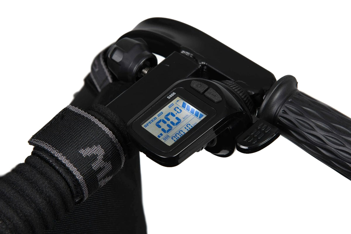 Matrix Power Transporter met detail van het display aan de handgreep