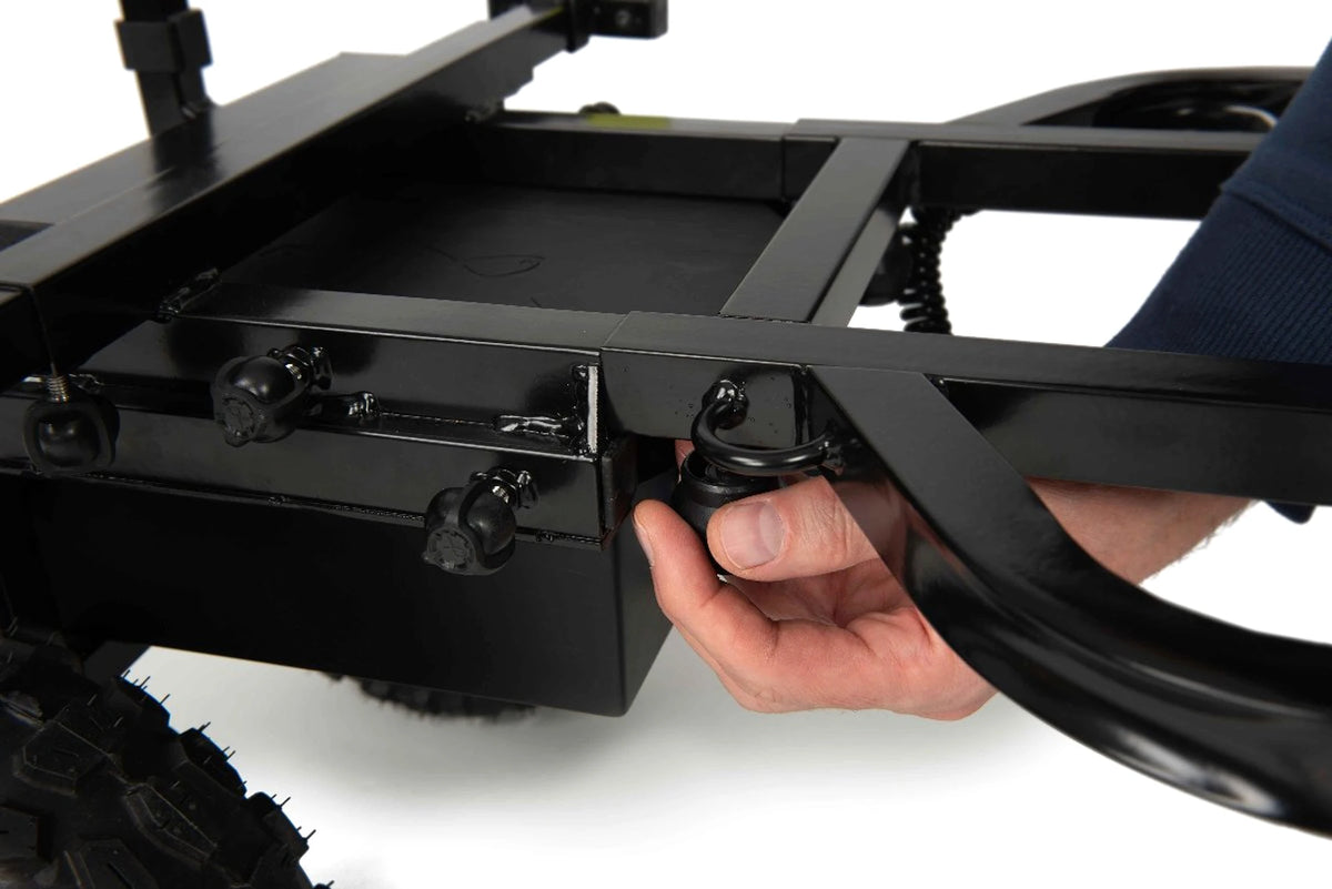 Matrix Power Transporter waarbij de stelknop onder het frame wordt bediend