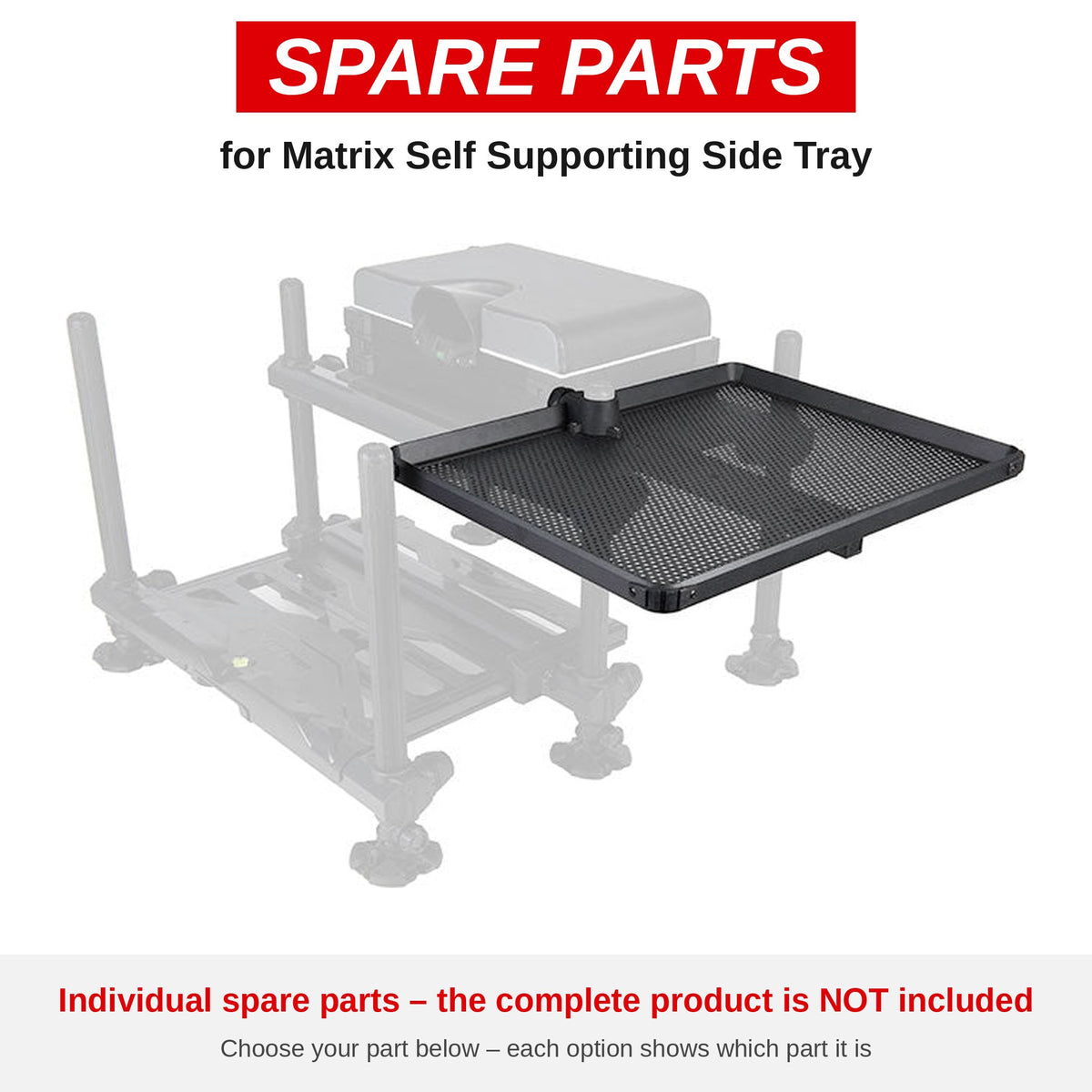Matrix Self Supporting Side Tray – onderdelen (GBA049-BLUE)