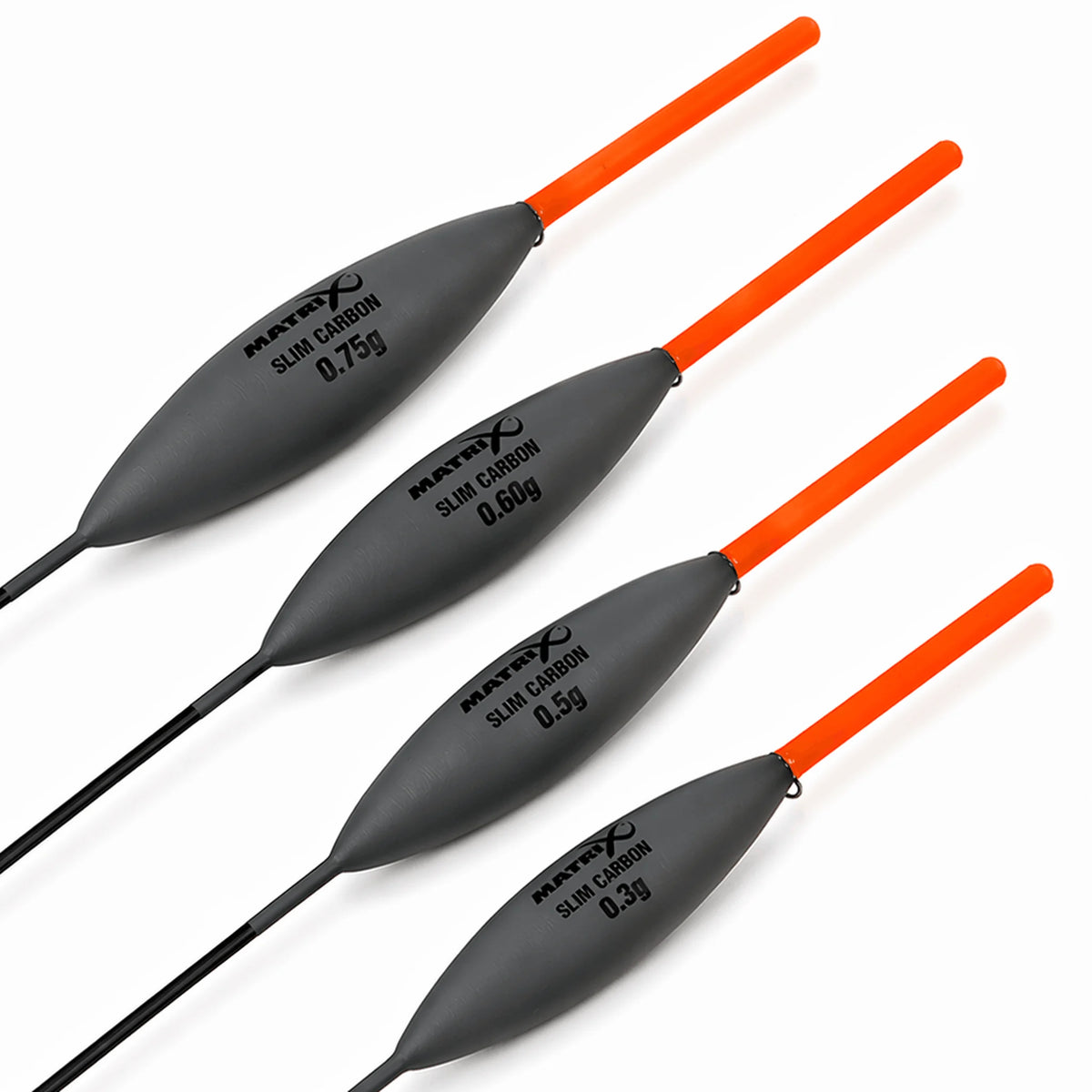 Matrix Slim Carbon Pole Float dobbers in verschillende gewichten