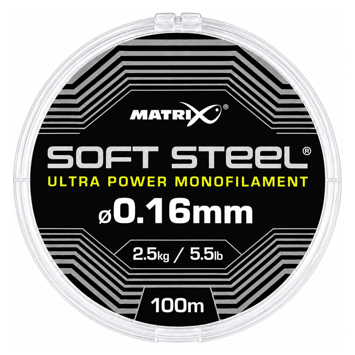 Matrix Soft Steel Ultra Power nylon vislijn 0,16 mm, 100 meter