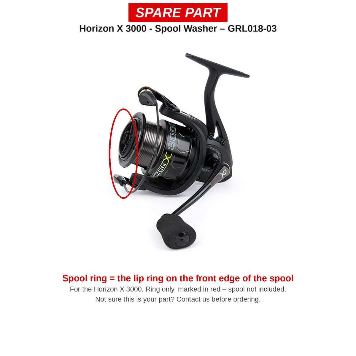 Matrix Spoelring Horizon X 3000 – GRL018-03
