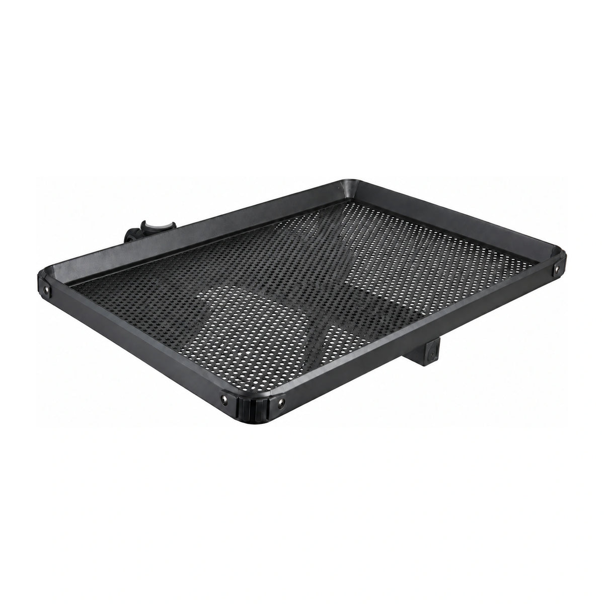 Matrix Standard Side Tray – rechthoekige aastafel met geperforeerd blad en opstaande rand