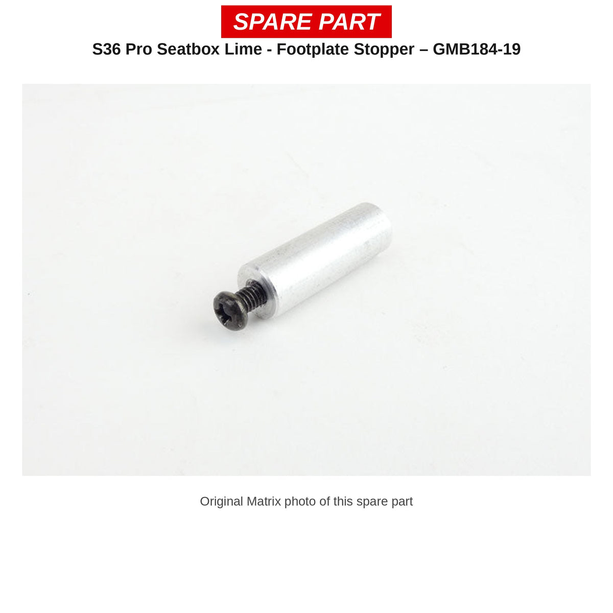 Matrix Stopper voetplaat S36 Pro Lime – GMB184-19