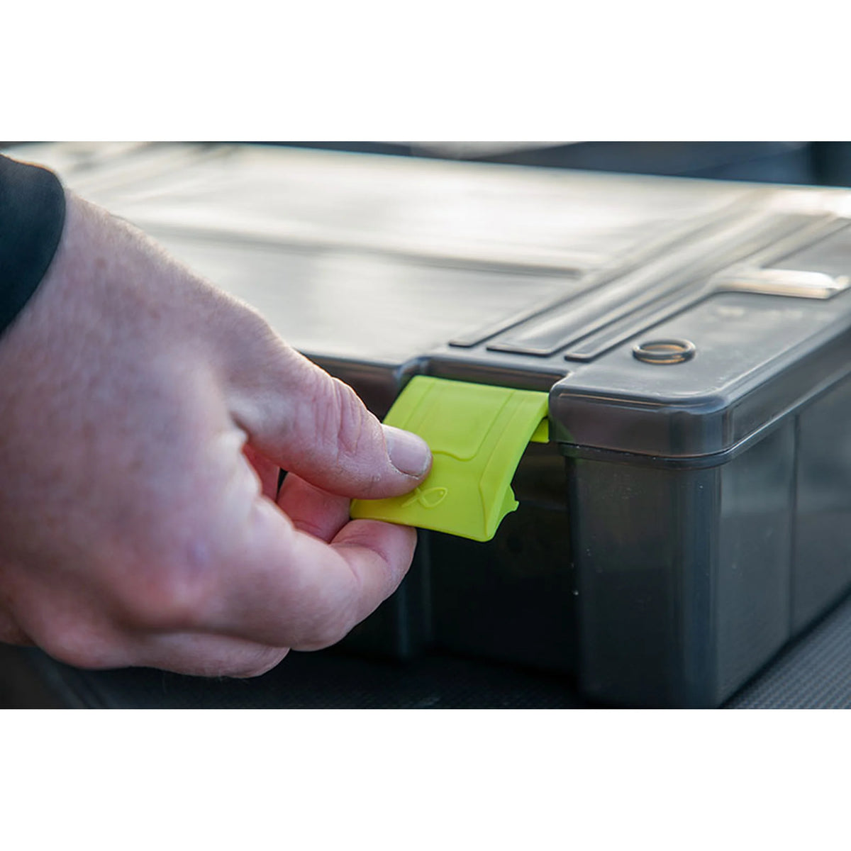 Matrix Storage Box - limegroene sluiting