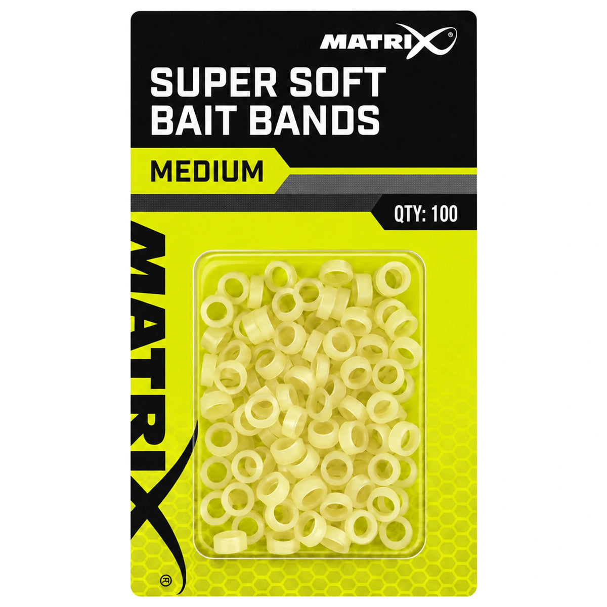 Matrix Super Soft Bait Bands Medium - circa 100 pelletbandjes