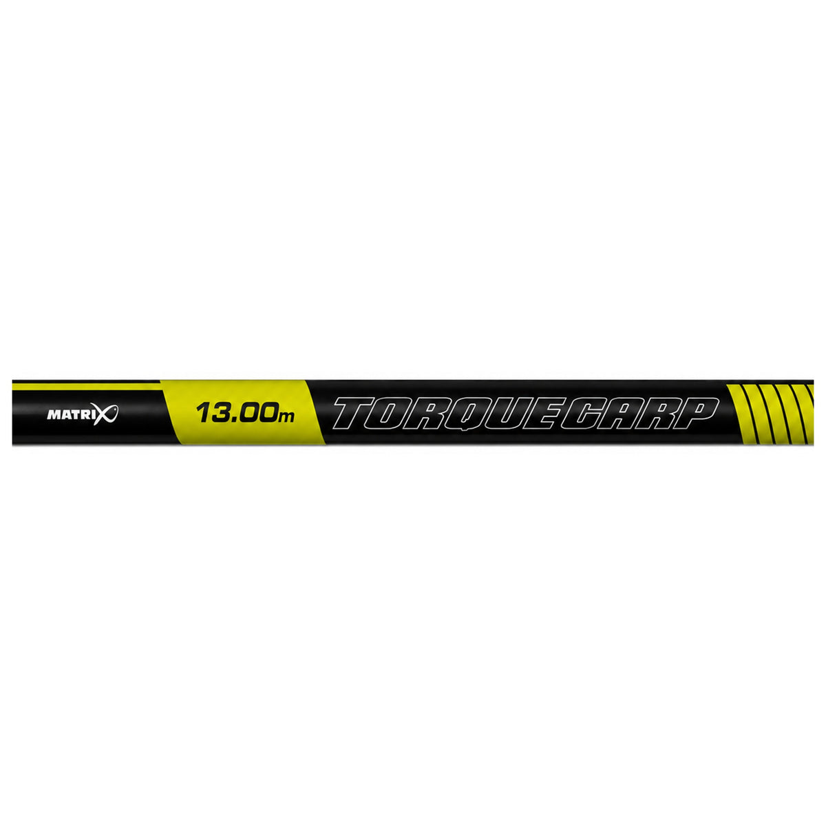 Matrix hengeldeel met Torque Carp-opdruk, 13.00m-markering en gele banden