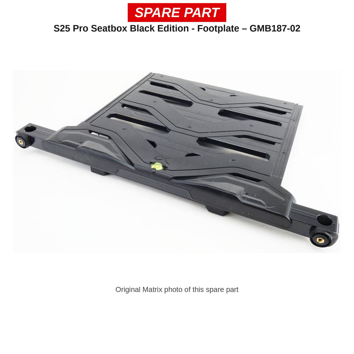 Matrix Voetplaat S25 Pro Black Edition – GMB187-02