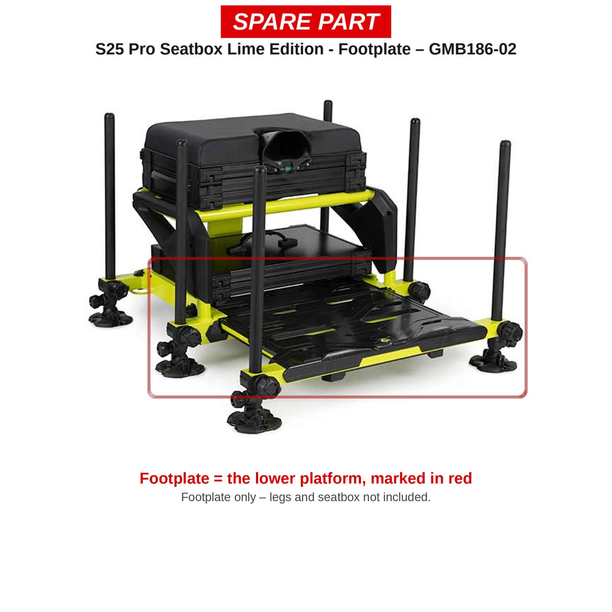 Matrix Voetplaat S25 Pro Lime – GMB186-02