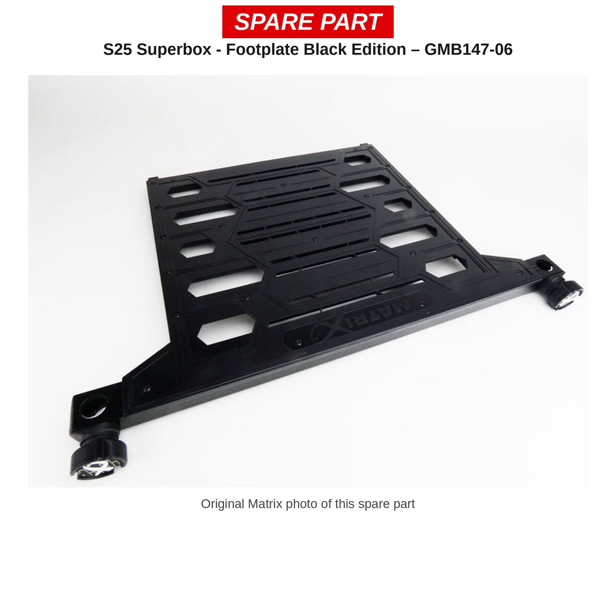 Matrix Voetplaat S25 Superbox (Black Edition) – GMB147-06
