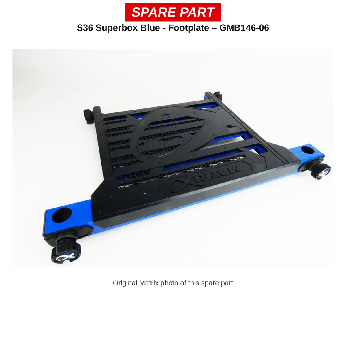 Matrix Voetplaat S36 (blauw) – GMB146-06