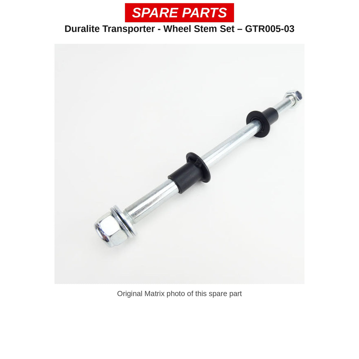 Matrix Wielstangen (set) Duralite Transporter – GTR005-03