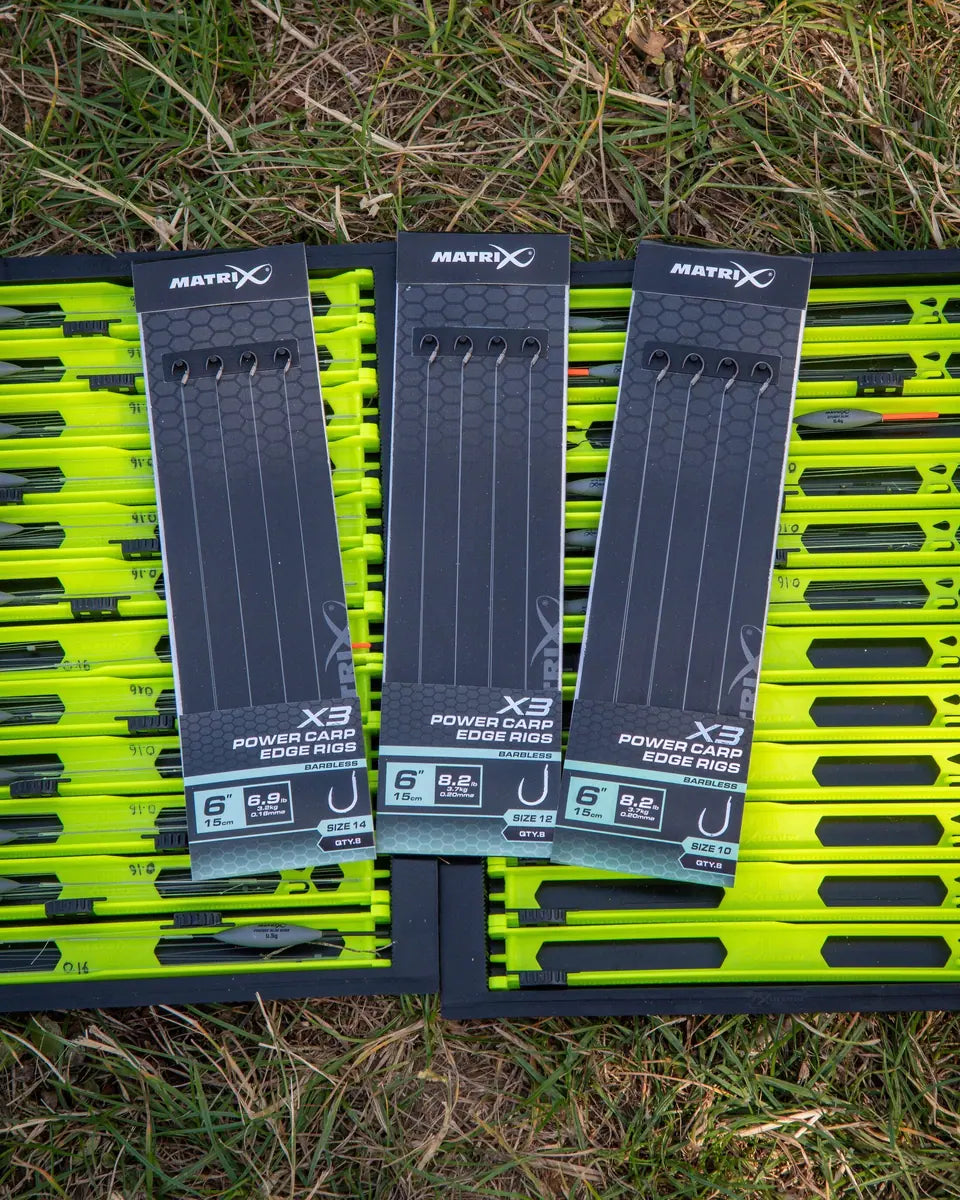 Matrix X3 Power Carp Edge 15cm Rigs 15 cm Onderlijnen zonder Weerhaak (8 stuks) GRR104/GRR105/GRR106 – productfoto 4