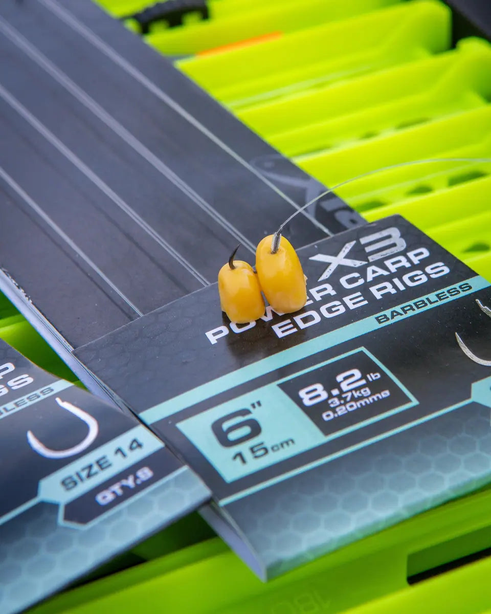 Matrix X3 Power Carp Edge 15cm Rigs 15 cm Onderlijnen zonder Weerhaak (8 stuks) GRR104/GRR105/GRR106 – productfoto 8