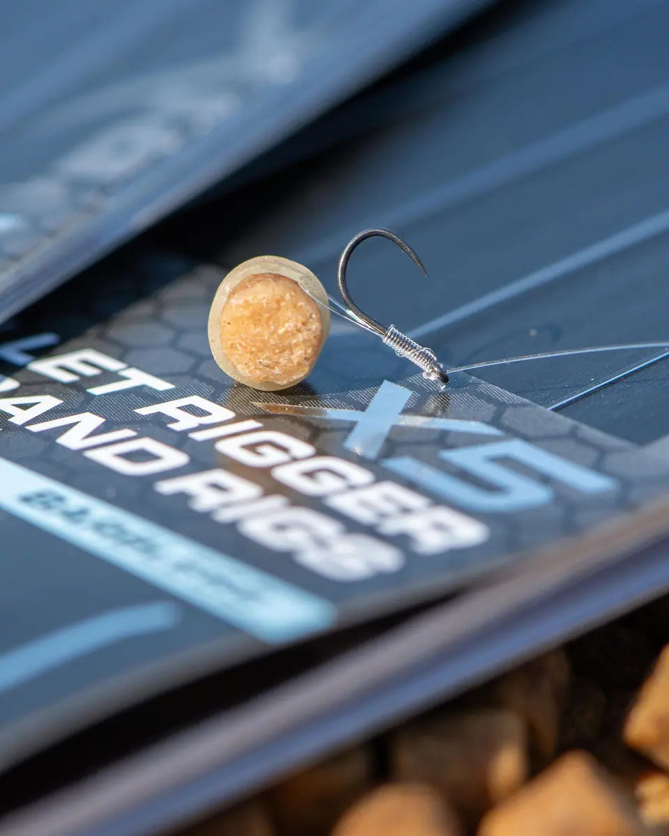 Matrix X5 F1 Pellet Rigger 10cm Band Rigs 10 cm Onderlijnen met Bait Band (8 stuks) GRR107/GRR108/GRR109 – productfoto 5
