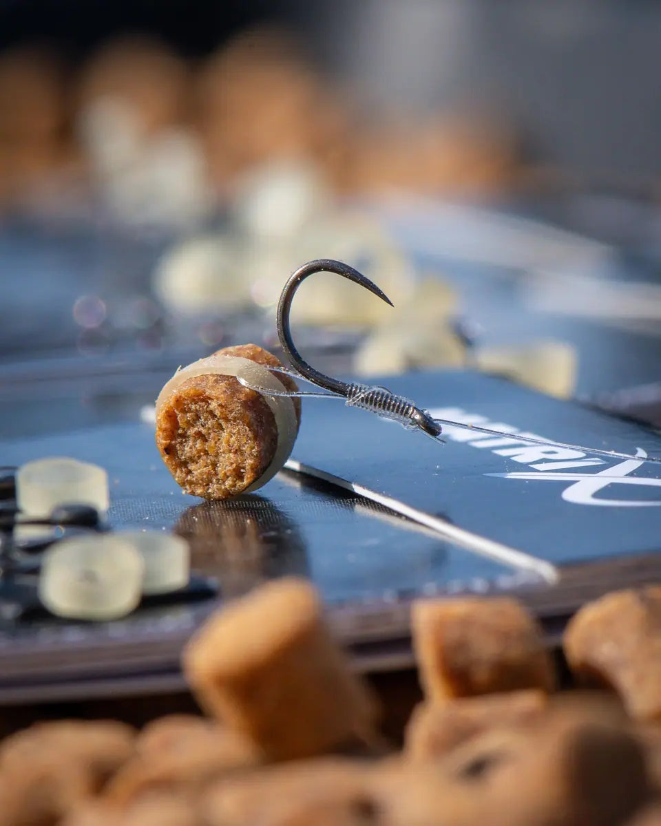 Matrix X6 Carp Pellet Rigger 10cm Band Rigs 10 cm Onderlijnen met Bait Band (8 stuks) GRR113/GRR114/GRR115 – productfoto 4