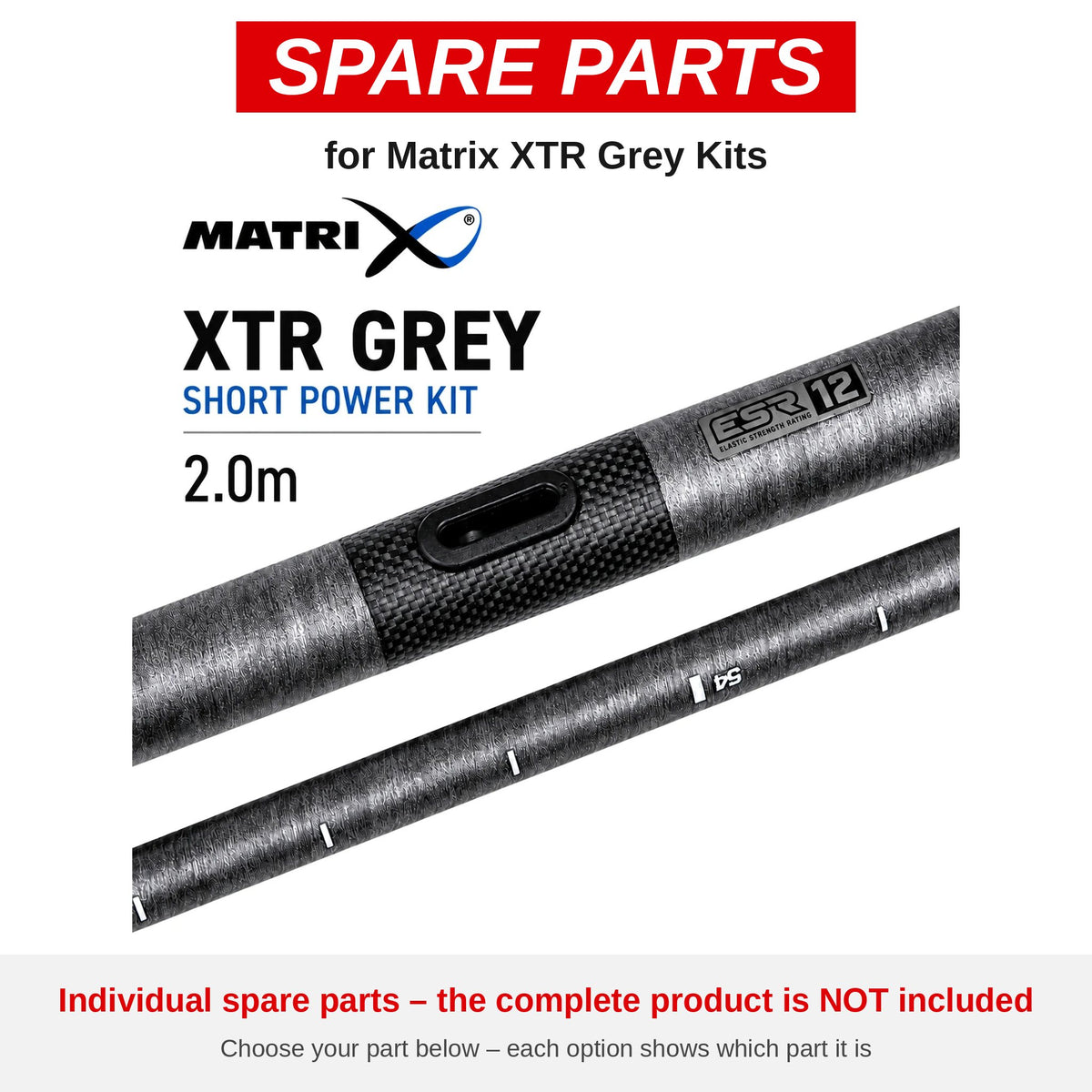 Matrix XTR Grey Kits – onderdelen (GPP153)
