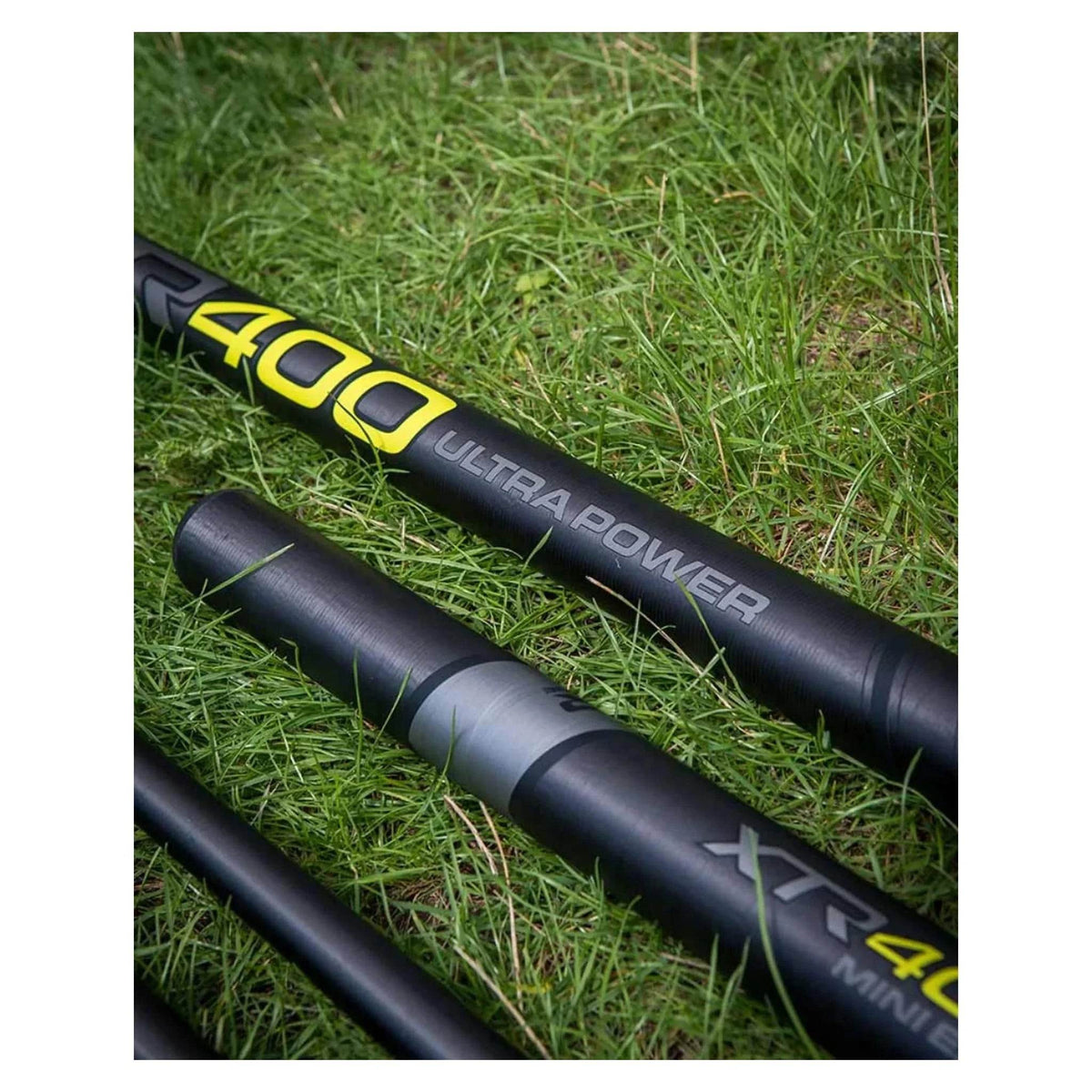 Matrix XTR400 achterdeel en mini-verlengstuk op het gras
