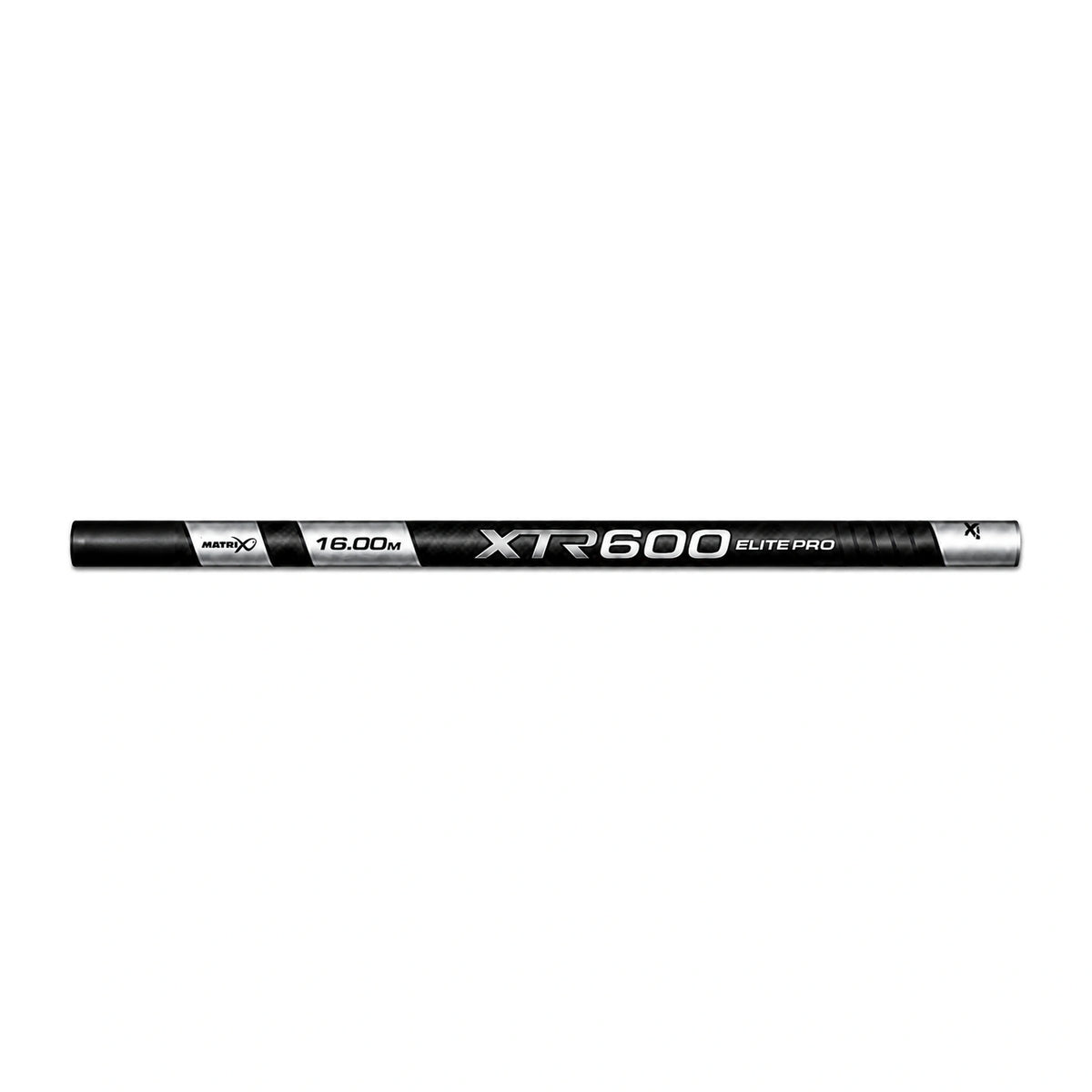 Matrix XTR600 Elite Pro vaste hengel met zilveren modelopdruk en zichtbare 16.00M-markering op de zwarte blank