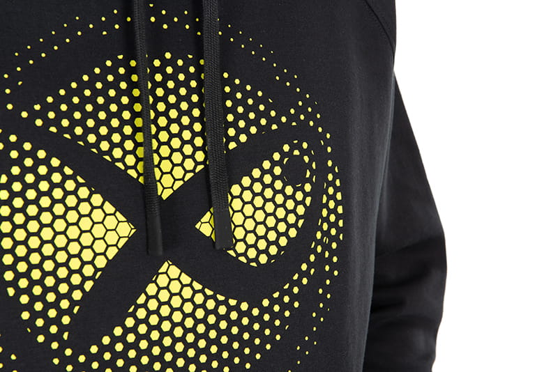 FADE LOGO HOODY - BLACK/LIME