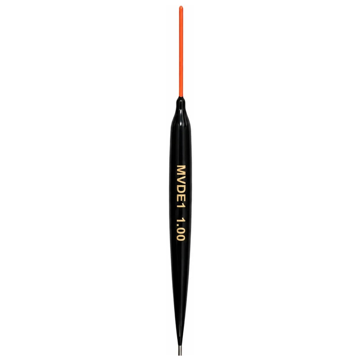 Zwarte MVDE1-dobber met oranje antenne en goudkleurige opdruk MVDE1 1.00