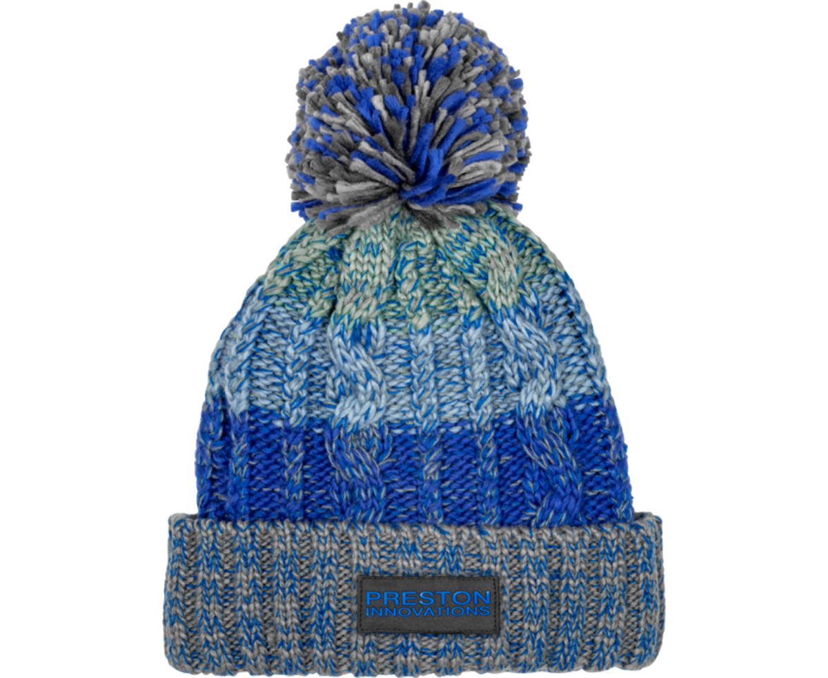 Preston colour block bobble hat
