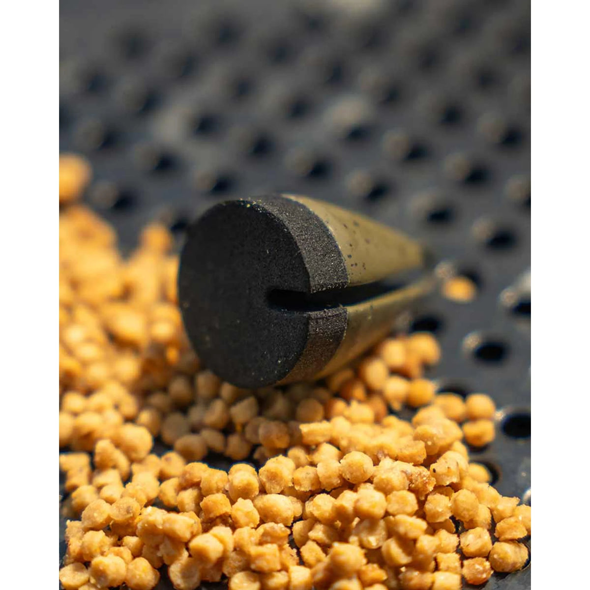 Onderzijde van een Matrix Precision Plummet op pellets