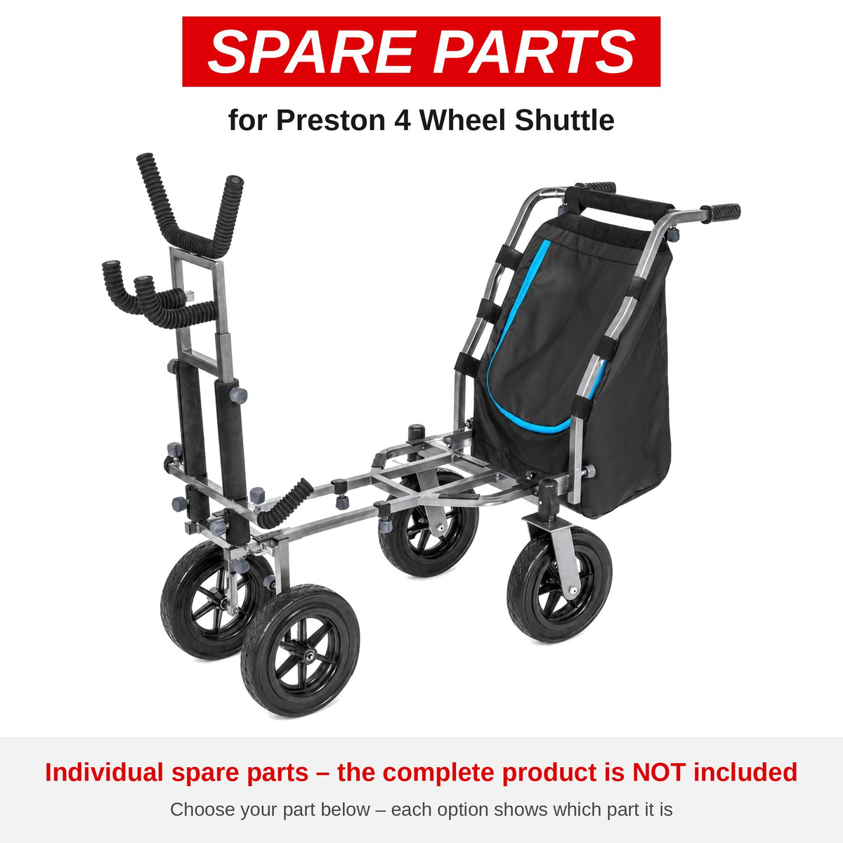Preston 4 Wheel Shuttle – onderdelen