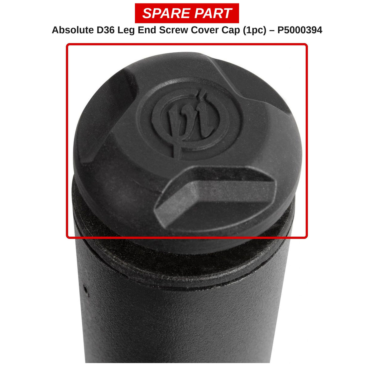 Preston Afdekkapje schroef poot voor Absolute Platform – P5000394