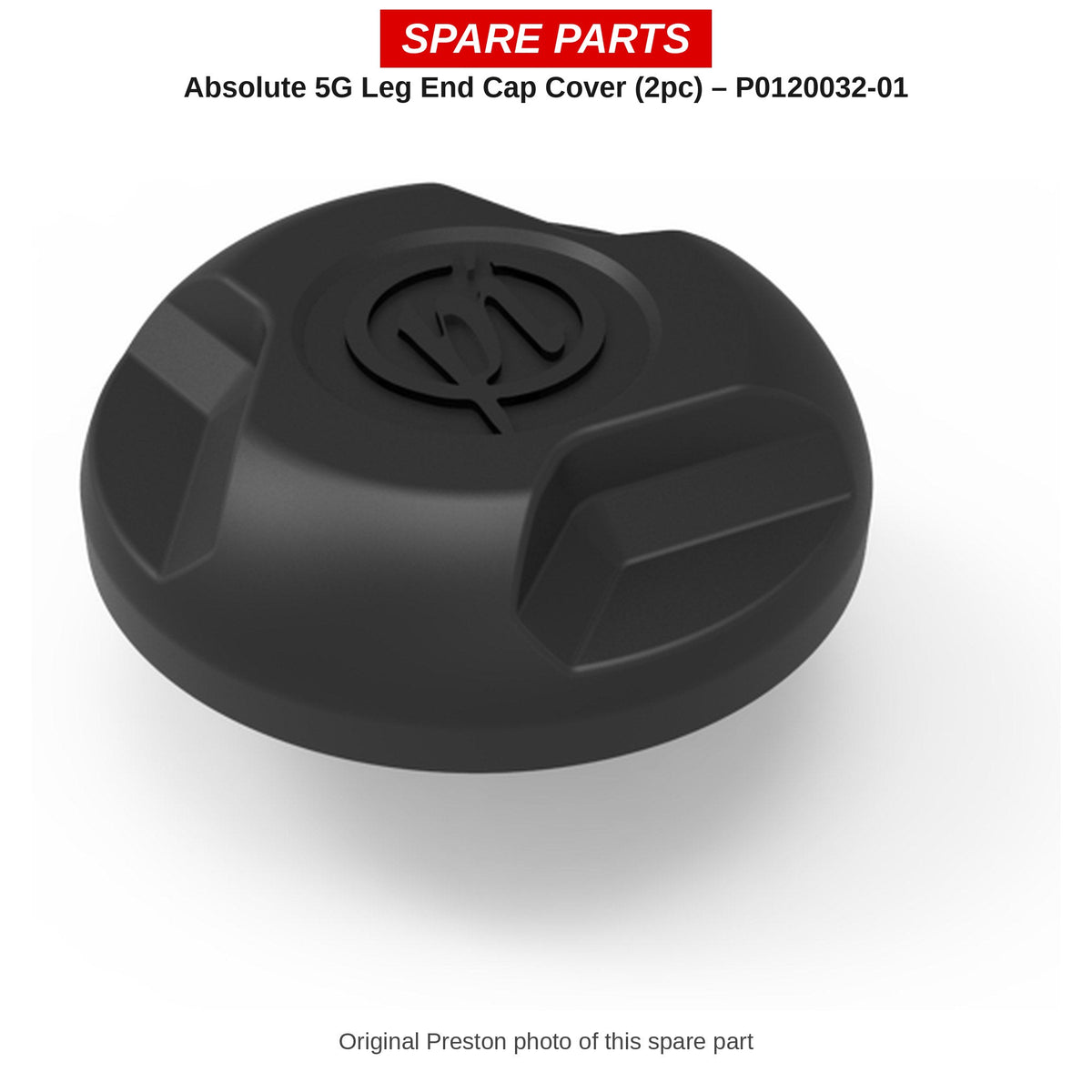Preston Afdekkapjes poten voor Absolute 5G zitkist (2 stuks) – P0120032-01