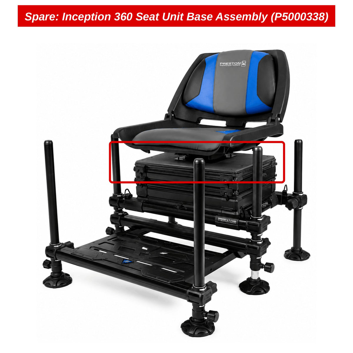 Preston Basis draaibare zitunit voor Inception 360 zitkist – P5000338