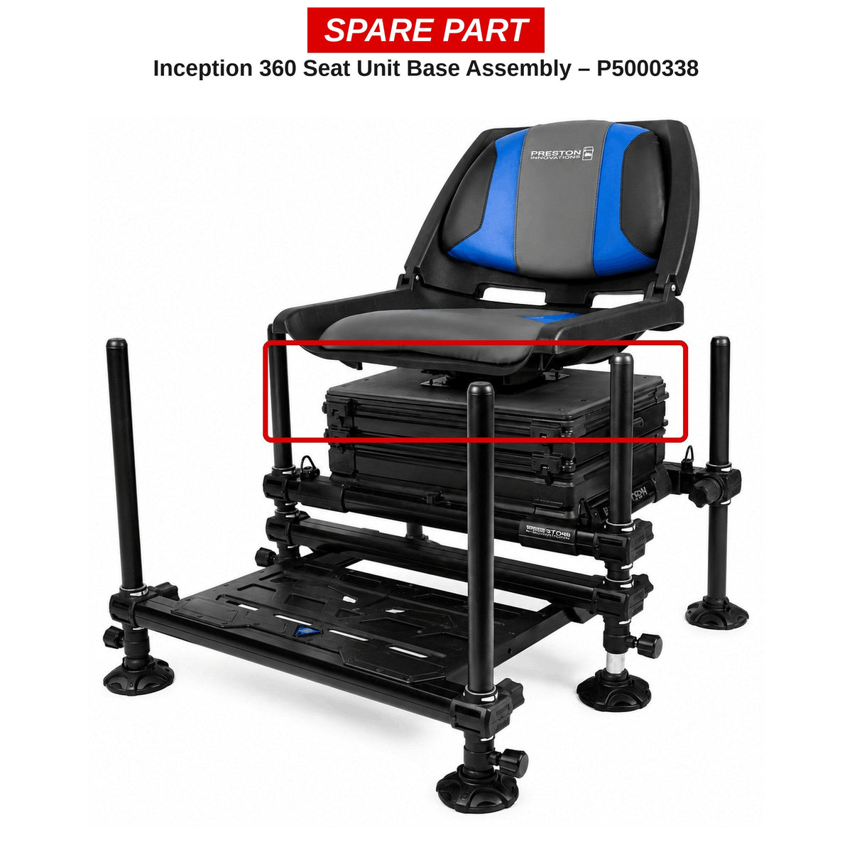 Preston Basis draaibare zitunit voor Inception 360 zitkist – P5000338