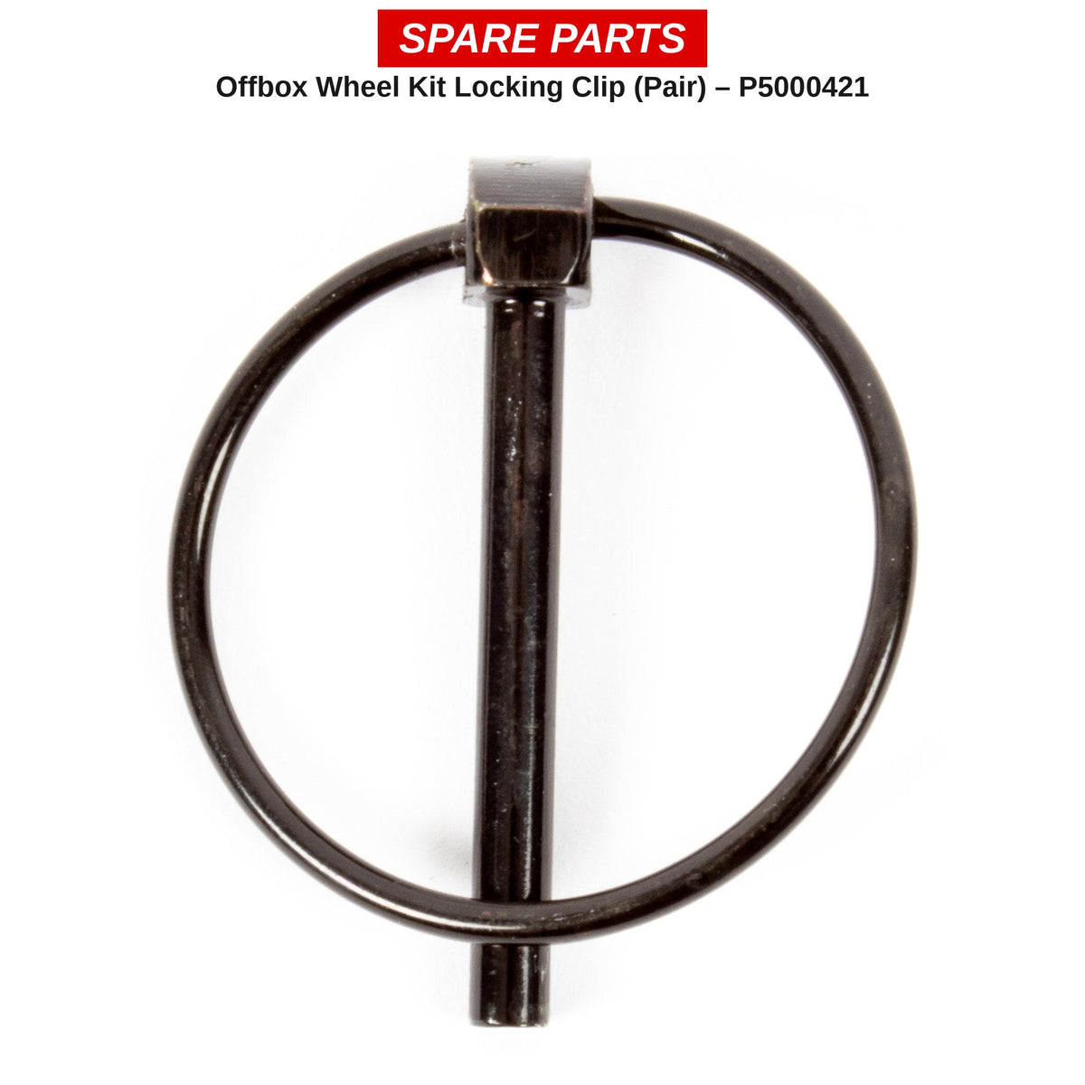 Preston Borgclips (1 paar) voor Offbox Wheel Kit (Barrow Wheel Conversion Kit) – P5000421