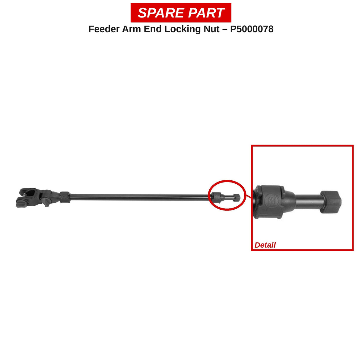 Preston Borgmoer uiteinde voor Snap-Lok feederarm – P5000078