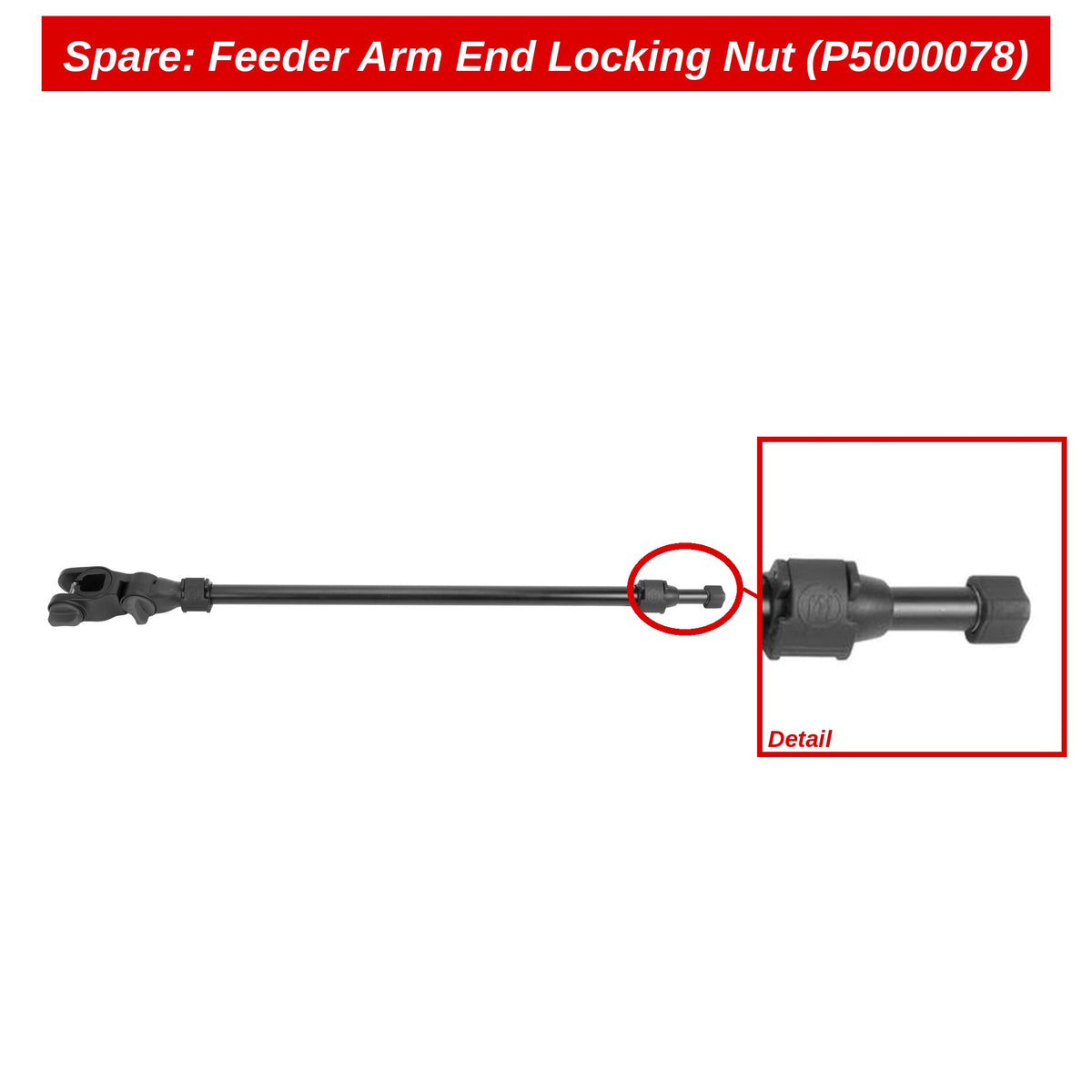 Preston Borgmoer uiteinde voor Snap-Lok feederarm – P5000078