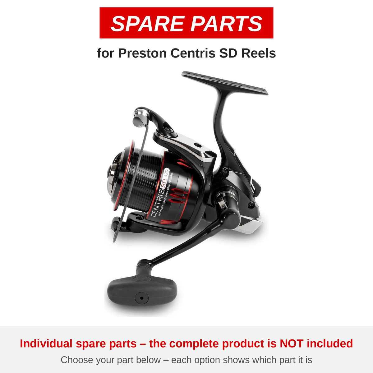 Preston Centris SD Reels – onderdelen (P0010034)