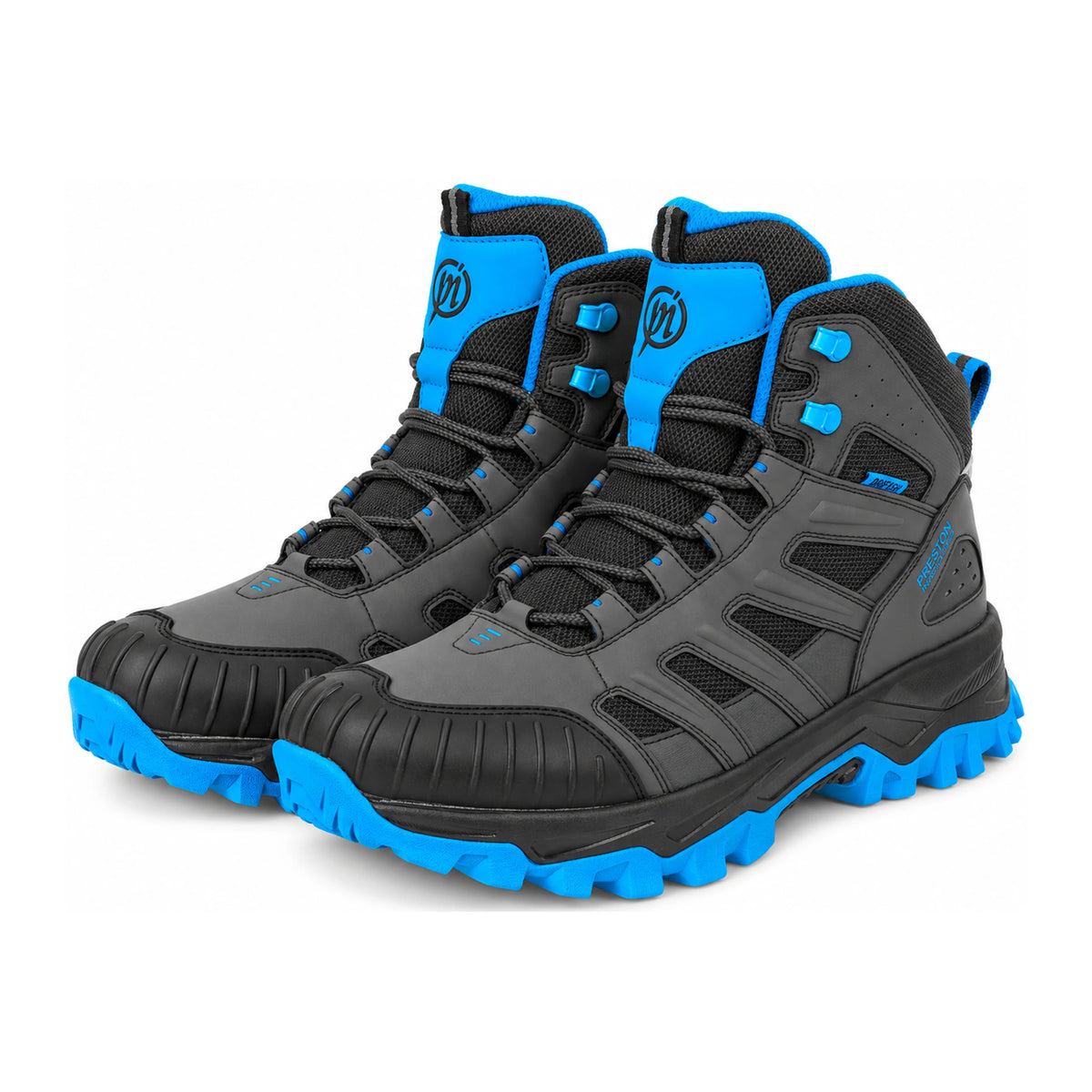 Preston DF Ultra All Terrain Boots – paar grijs-blauwe hoge outdoorschoenen