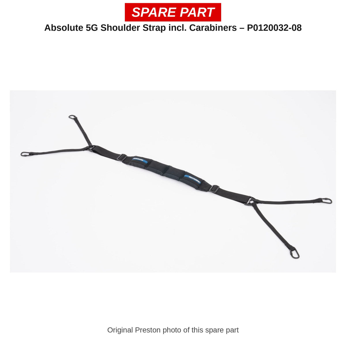Preston Draagriem met karabijnhaken voor Absolute 5G zitkist – P0120032-08
