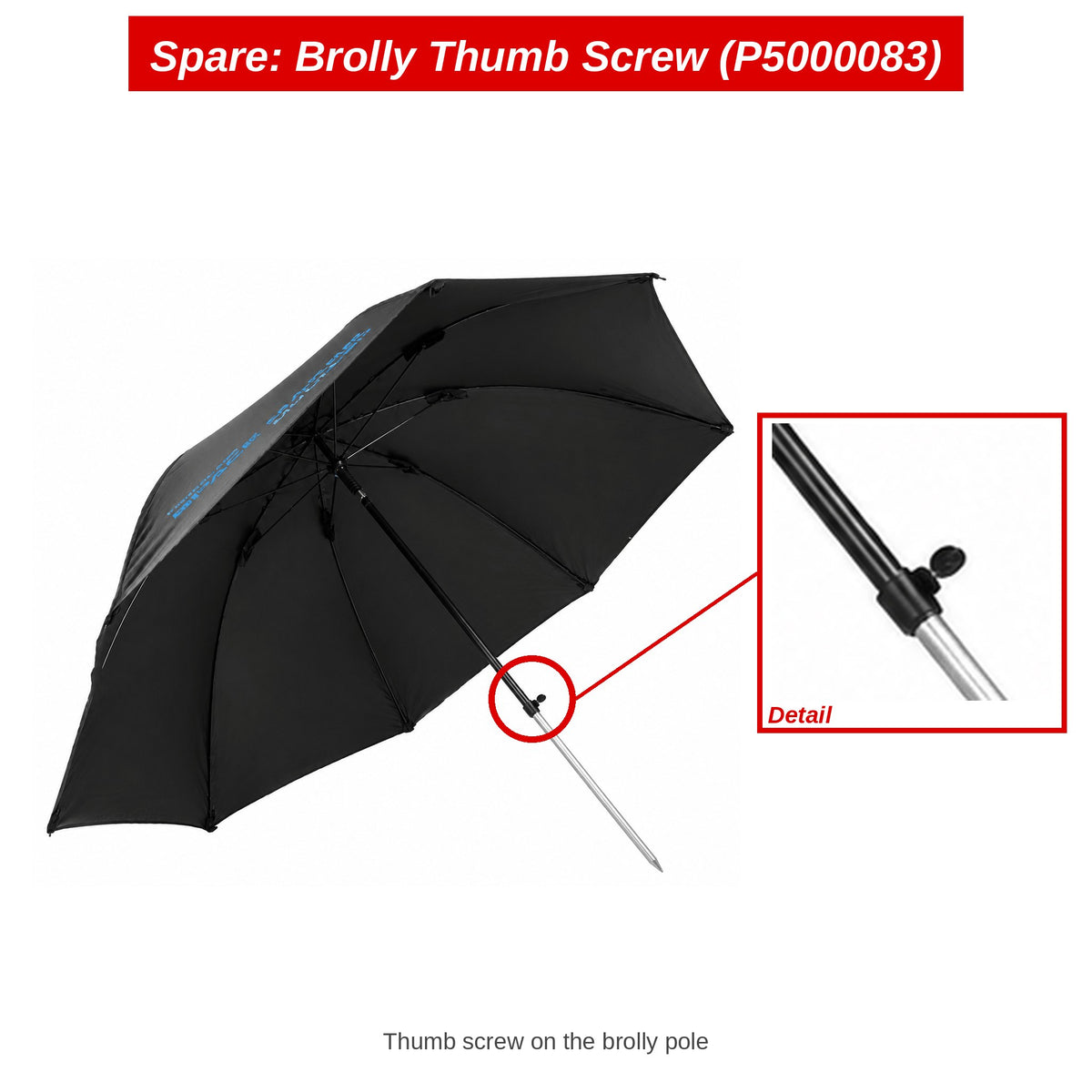 Preston Duimschroef voor Space Maker Multi paraplu (2 stuks) – P5000083